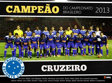 Cruzeiro é campeão do Campeonato Brasileiro 2013 Pôsteres UOL Esporte