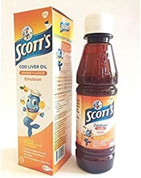 Amazon 200 ml Emulsión de Scott de Bacalao Aceite de Hígado con