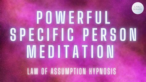 Sp Hypnosis Manifesting Love In Your Life Attract Your Sp Law Of Assumption Guided