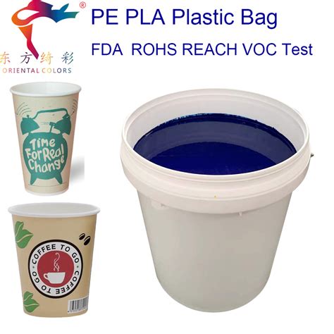 Single Pe Paper Cup Water Based Flexible Printing Inks China Printing