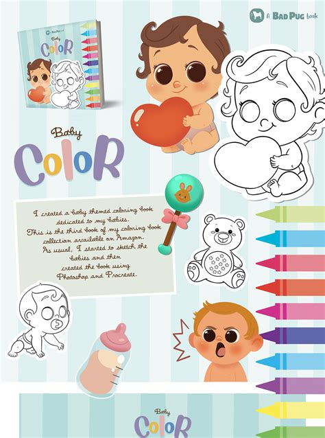 Baby Color: Coloring book on Behance