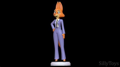 Diane Foxington - The Bad Guys 3D Model by SillyToys