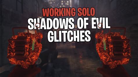 BO3 Glitches Still Working SOLO Shadows Of Evil Zombie Glitches