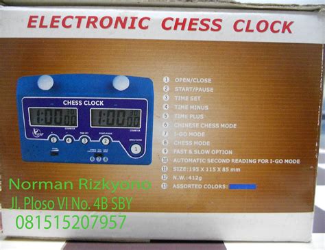 Jam Catur Digital Electronic Chess Clock Dt 08 Pq 9901 Jual