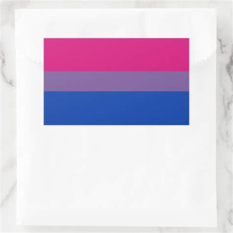 Bi Pride Flag Sticker Sheets Rectangle Zazzle