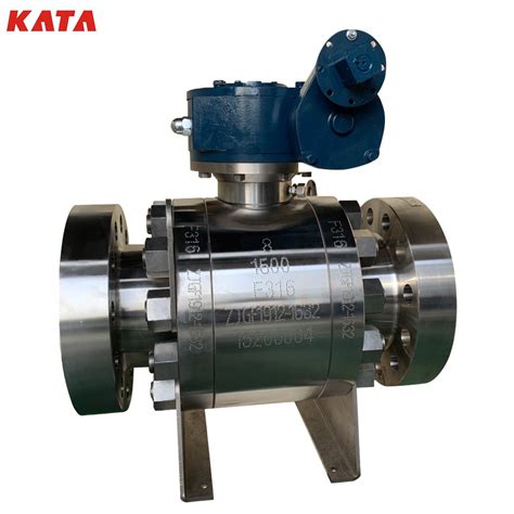 Kata Valves API6d Trunnion Mounted Ball Valves Metal Seated Full Bore