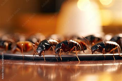 Numerous cockroaches invaded a household. Germanic cockroaches and ...