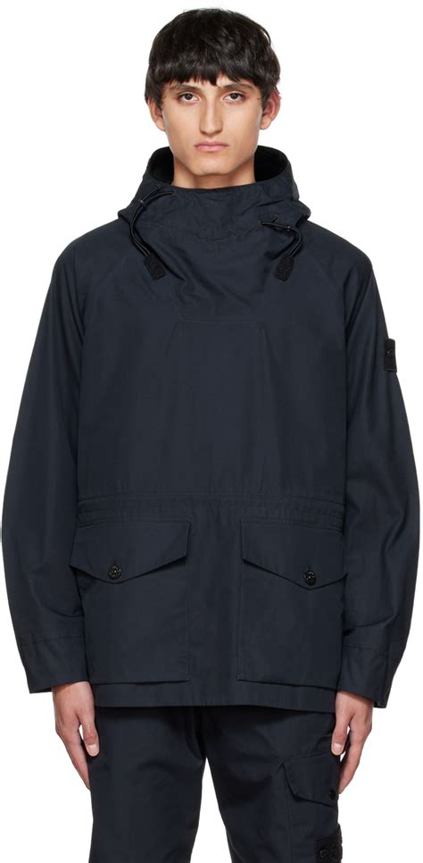 Stone Island Black O Ventile® Ghost Piece Jacket Stone Island