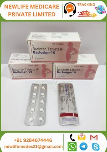 Baclofen Baclosign Mg Tablets Signature Prescription At Rs