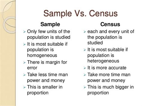 Sampling Census