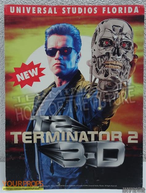 Terminator 2 3D: Battle Across Time Universal Studios Florida Terminator 2 3D ticket booth stand ...