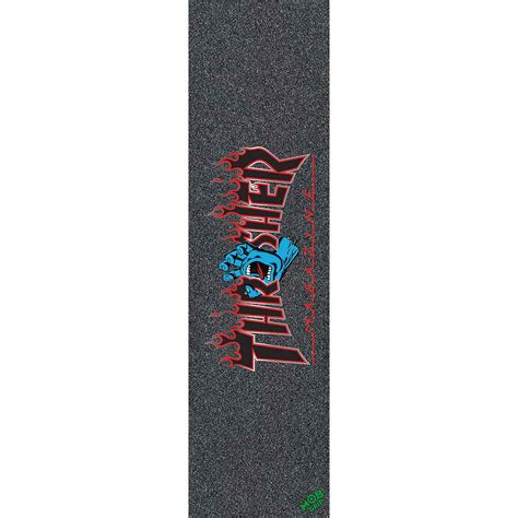 Mob Santa Cruz X Thrasher Screaming Flame Logo Graphic Skateboard ...