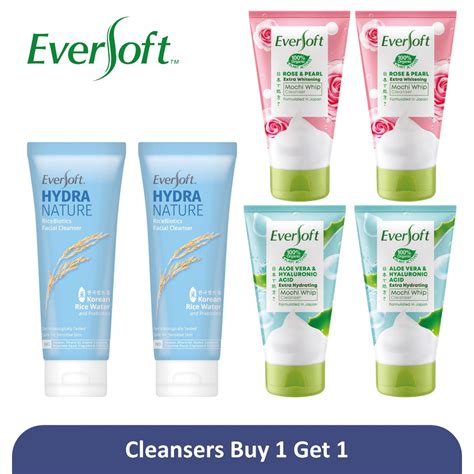 Bundle Of 2 Eversoft Skincare Facial Cleanser X2 Bright Radiance