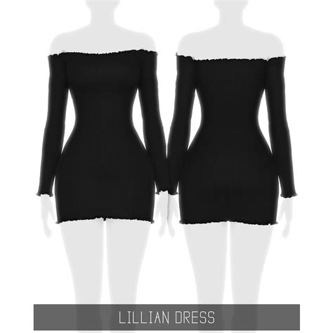 Download Simpliciatys Lillian Dress The Sims 4 Mods Curseforge