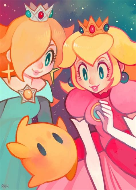 Pin By Pastel X Punk On Rosalina X Peach Roseach Mario Super