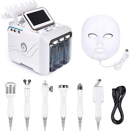 7 In 1 Wasser Sauerstoff Hydrafacial Maschine Mit LED Maske