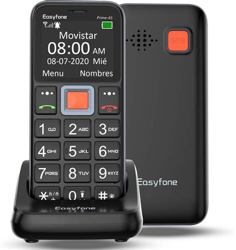 Easyfone Prime A Gsm Tel Fono M Vil Para Personas Mayores Con Teclas