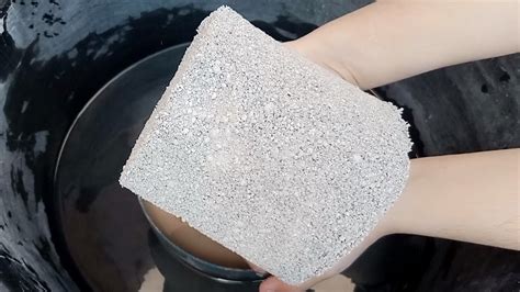 Asmr Grainy White Sandcement Water Paste Crumbling Satisfying