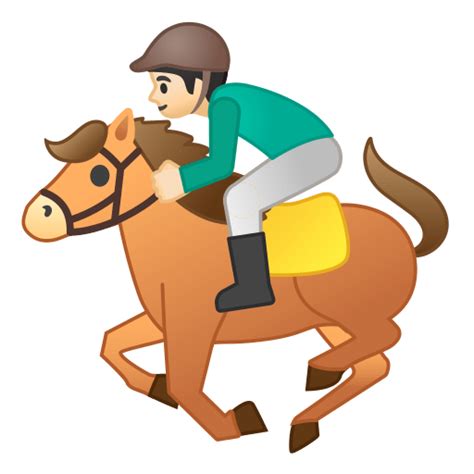 🏇🏻 Horse Racing Emoji With Light Skin Tone Meaning And Pictures