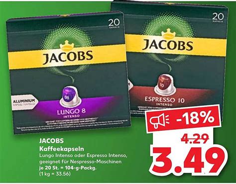 Jacobs Kaffeekapseln Angebot Bei Kaufland 1Prospekte De