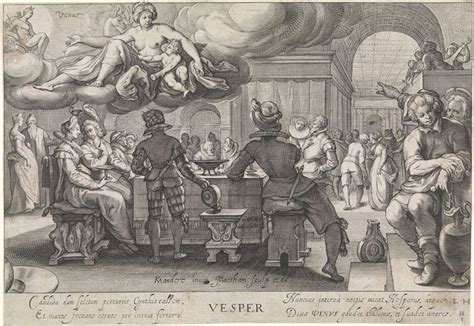 Avond Vesper Jacob Matham Simon Sovius Rijksmuseum