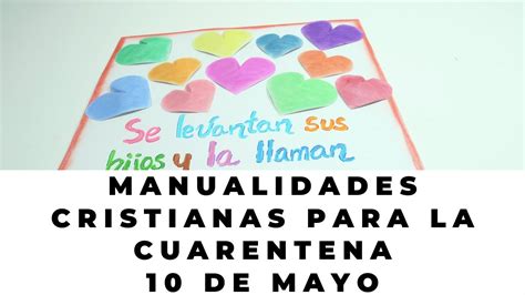 Manualidades Cristianas Para Niños Dia De Las Madres Youtube