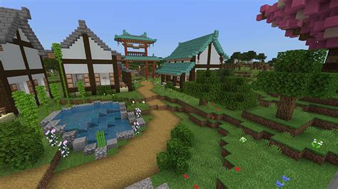 Ninja Village By Mobblocks Minecraft Marketplace Map Minecraft