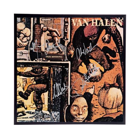 Van Halen Autographed Album Cover Reprints / Choose From 6 Different Covers / Eddie Van Halen - Etsy