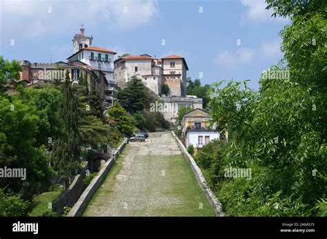 Italy, Lombardy, Varese. Sacred Way of the Sacred Mount of Varese, UNESCO World Heritage. Sacro ...