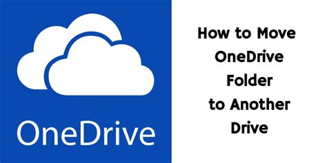 How To Move Onedrive Folder To Another Drive Step By Step