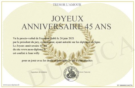 Joyeux Anniversaire Ans