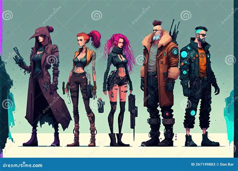 20 Fantastic Cyberpunk Character Concept Art Inspiration Art Nbkomputer