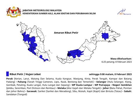 Jabatan Meteorologi Malaysia On Twitter Amaran Ribut Petir