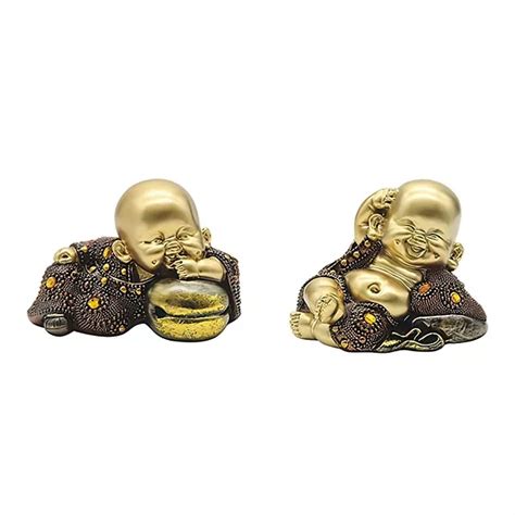 Fc Design 2 Pc Little Monk In Different Poses Set 4w Statue Feng Shui Decoration Religious