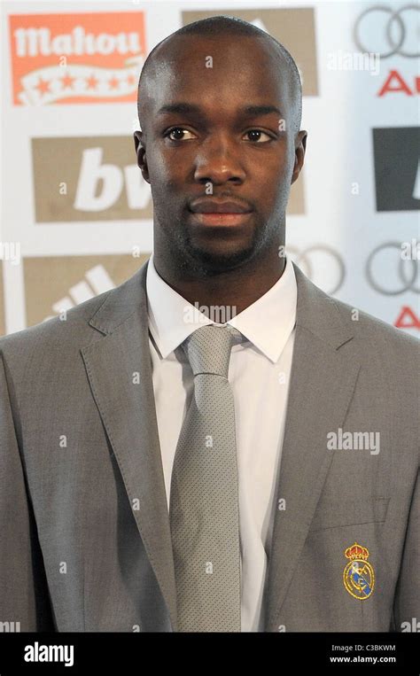 New Real Madrid French Midfielder Lassana Diarra Is Presented To The