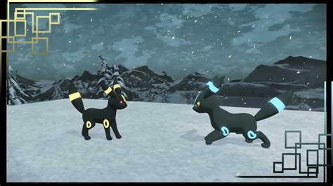 Umbreon And Shiny Umbreon Meet Pok Mon Legends Arceus Youtube