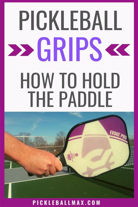 Pickleball Grips The Continental Grip And How To Hold The Pickleball