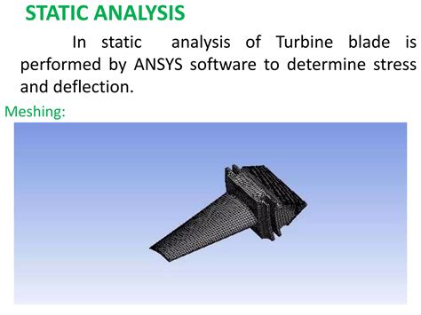 MODELING AND ANALYSIS OF TURBINE BLADE Pptx