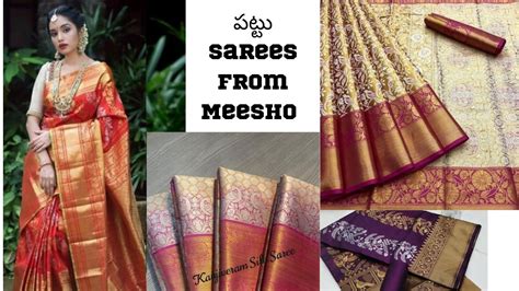 Meesho Pattu Sarees 100 Recomended Sarees YouTube