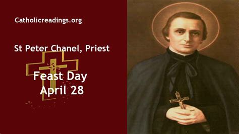 St Peter Chanel Priest Feast Day April 28 Catholic Saint Of The Day