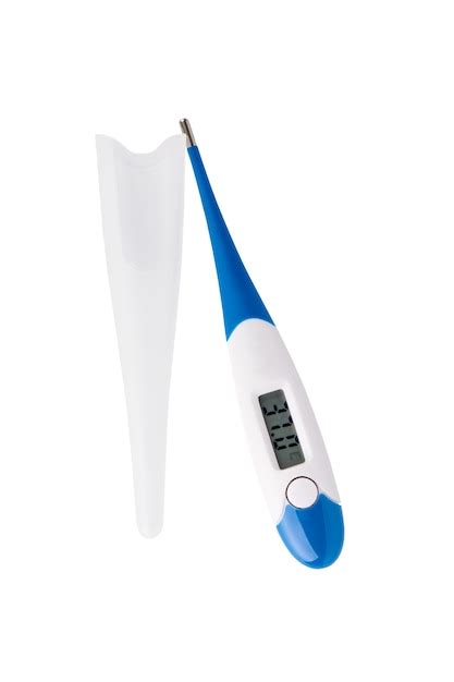 premium photo modern electronic thermometer isolated