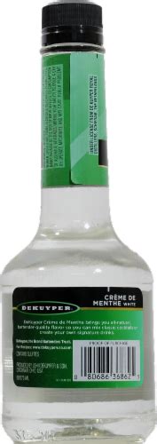 Dekuyper Crème De Menthe White Liqueur 375 Ml Kroger