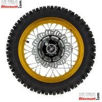 Rear Wheel For Dirt Bike Agb Mm Tread Lug Gold Wheels