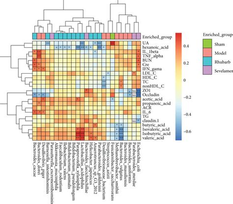 Correlation Analysis Between Differential Gut Microbiota And General