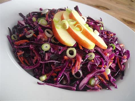 Rotkohl Apfel Salat Von Katti Chefkoch De