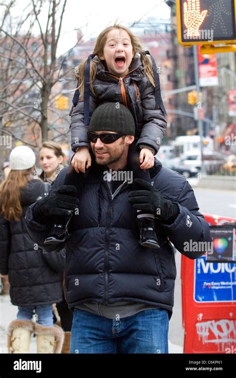 Hugh Jackman And Daughter Ava Eliot Banque De Photographies Et Dimages