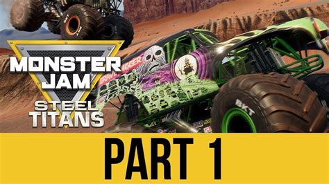 MONSTER JAM STEEL TITANS Gameplay Walkthrough Part 1 Monster Trucks