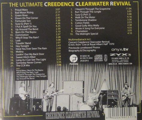 Ccr The Ultimate Creedence Clearwater Revival Kaufen Auf Ricardo