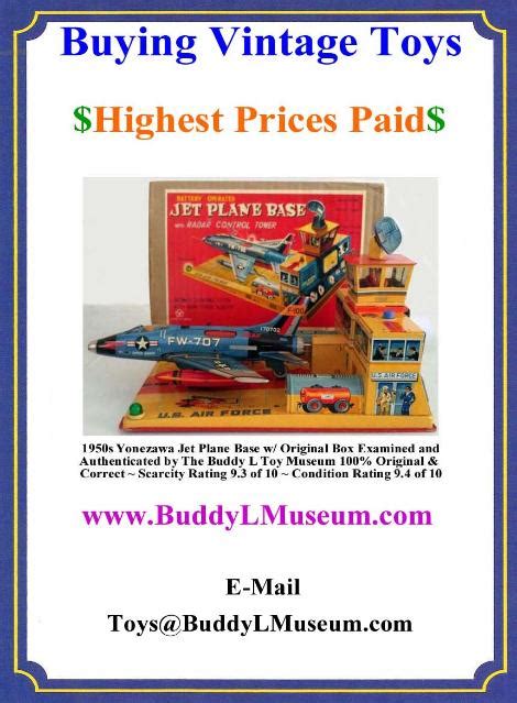 Buddy L Toys Catalog Kingsbury Toys Buying Vintage Space Toys