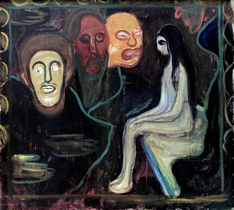 Edvard Munch Girl And Three Mens Heads 1895 98 Flickr Edvard